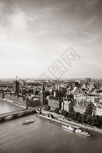 伦敦之眼从伦敦向泰晤图片