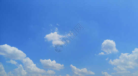 蓝天白云背景自然图片