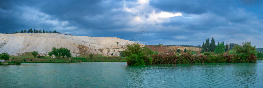 土耳其Pamukkale07142019Pamukkale白色山图片