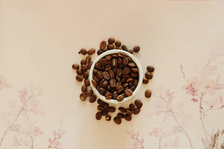 云南特色咖啡概念图片