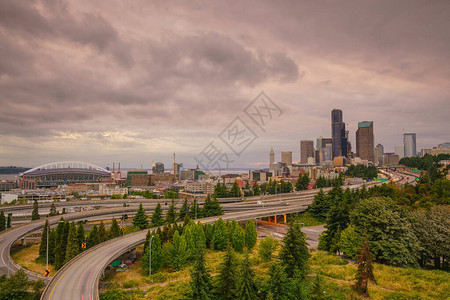 美国西雅图华盛顿西雅图市中图片