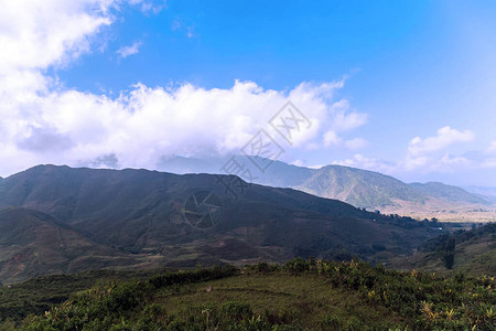 背景山地壁纸景观岩石蓝图片