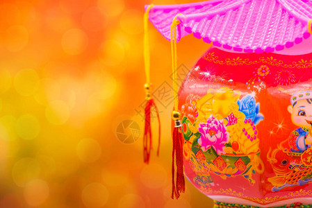 中华新年传统灯笼背图片