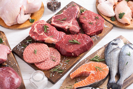 肉类和海鲜的分类牛肉图片