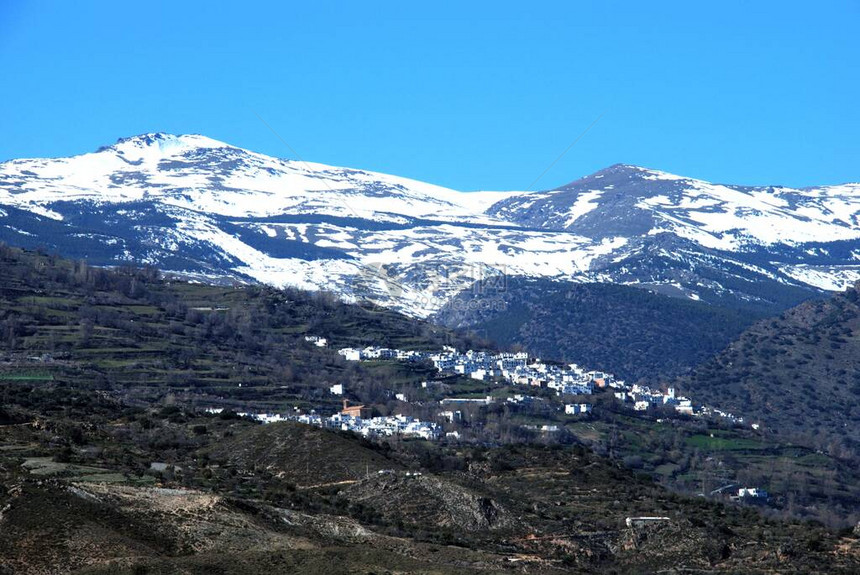 西班牙安达卢西亚格拉纳达省AlcutarLasAlpujarras和Adalucia等城镇图片