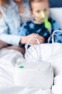 儿童及母亲哮喘病附近压缩机吸入图片