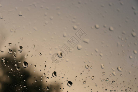 玻璃上的雨背景图片