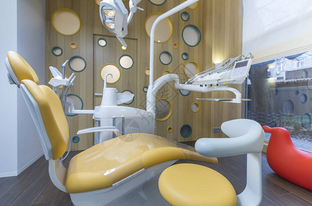 牙科室现代设备复印空间等儿童背景图片
