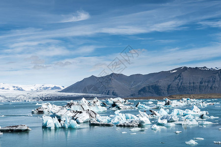 冰岛Jokulsarlon冰图片