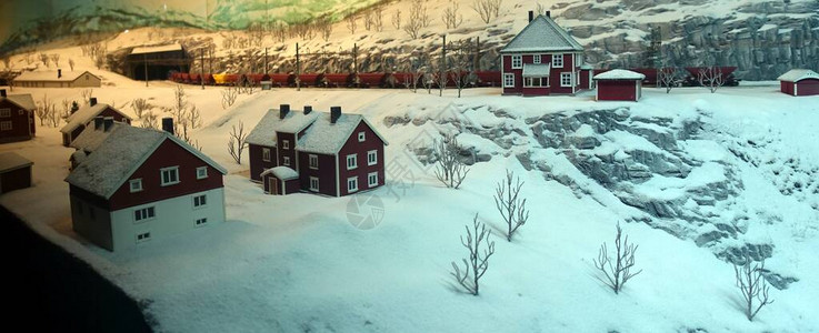 小工业村的冬日驿站图片
