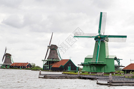 桑斯安风车荷兰图片