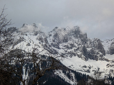 奥地利Kitzbuhel山地景色图片