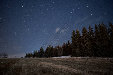 夜晚天文景观与星空之图片