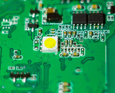 带led灯的电脑路板图片