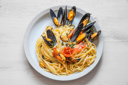 意大利健康食品海鲜意图片