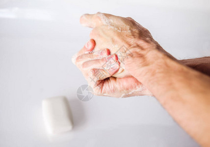 手卫生用肥皂洗手抗菌保护图片
