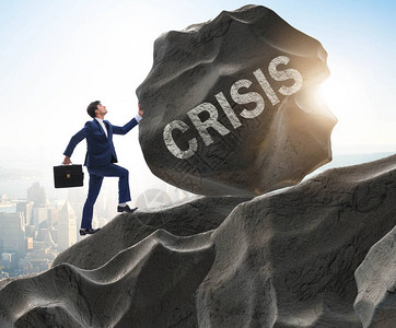 A危机和衰退的商业概念图片