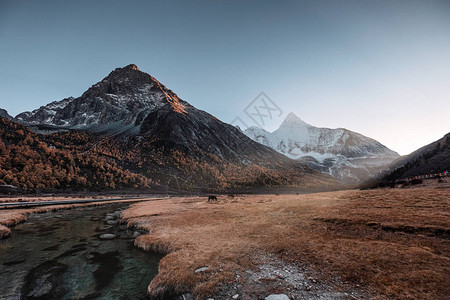 圣山Yading自然保留地道成时高清图片