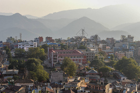 尼泊尔坦森镇的景色图片