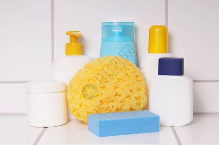 洗手间美容和个人卫生用品的人体皮个图片