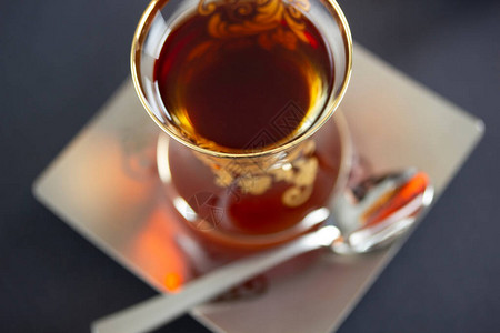 土耳其传统茶热饮红茶图片