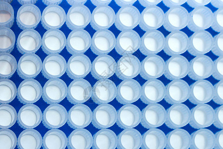盒子里科学实验的蓝色提示遗传实验室中图片
