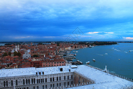 威尼斯全景图片