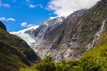 冰川谷新西兰南岛图片