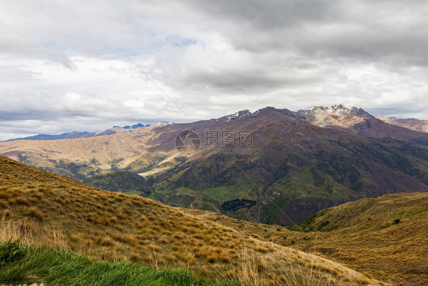 南岛的丘陵和山脉新西兰图片