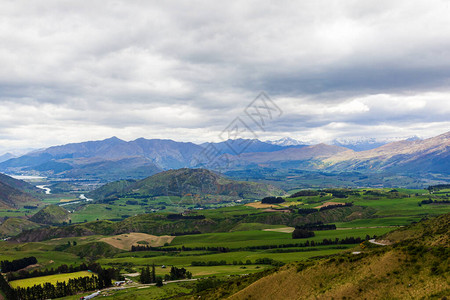 南岛群山美景新西兰图片