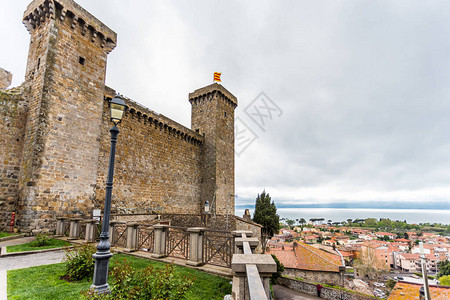 Bolsena中世纪城堡图片