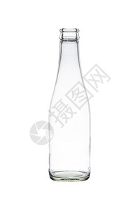 空玻璃瓶用剪切路径图片