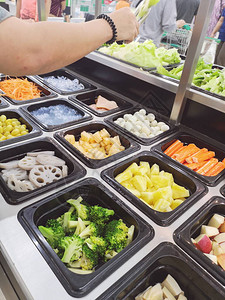 超市的沙拉蔬菜SaladG图片