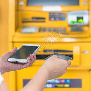 银行ATM自动柜员机图片