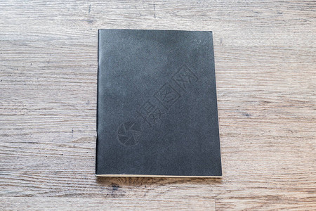 书籍模型空白黑色A4皮革封面图片