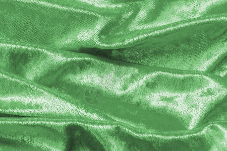 绿色天鹅绒背景或天鹅绒法兰绒质地图片