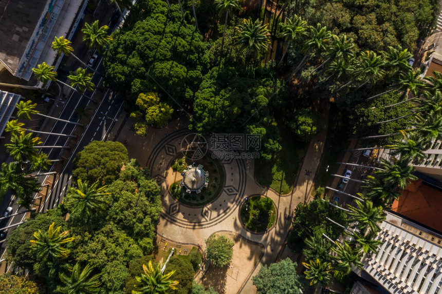 从上面看到巴西圣保罗坎皮纳斯的卡洛斯图片