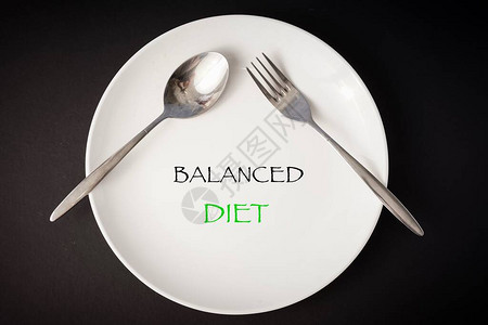 健康的饮食概念平衡的饮食图片