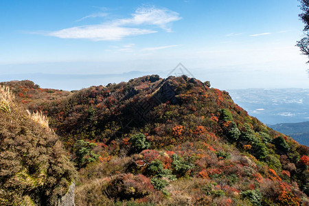 撒尼山口火山美丽的高清图片
