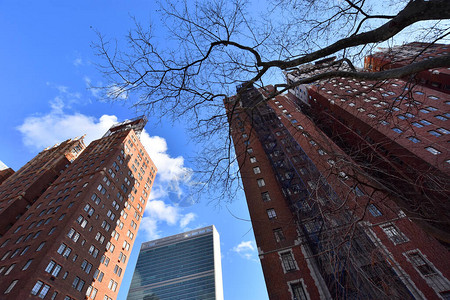 纽约市曼哈顿中城第42街的建筑图片