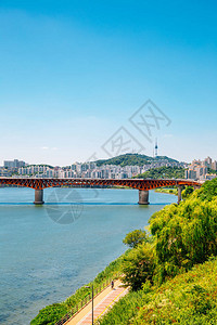 韩国汉河公园Seongsu桥图片