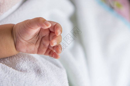 新生婴儿的手图片