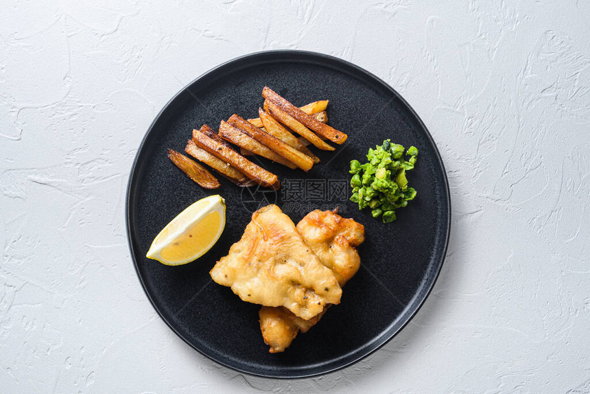 英国传统鱼和薯片图片