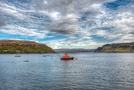 波特里是英国苏格兰内赫布里底群岛斯凯岛上的首图片