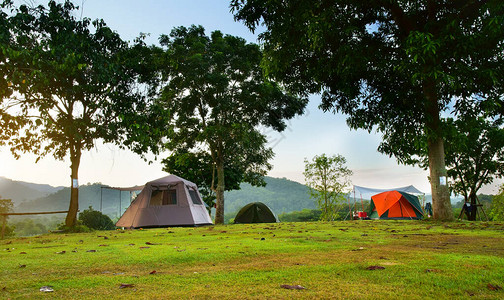 自然景观露营帐篷图片