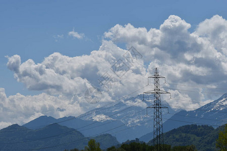 大陆漂移BlickaufdieschweizerBergebeischoenem背景