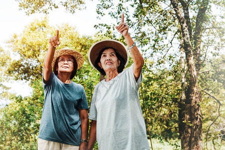 退休老年妇女的幸福观图片