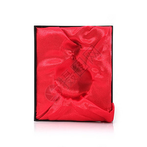 丝绸红首饰案件模型以背景图片