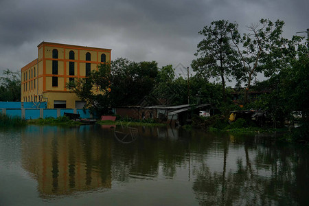 超级气旋Amphan为西孟加拉的几个地高清图片