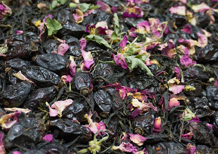 Ivan茶叶花朵和浆果泡茶图片